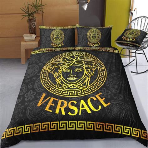 bed sheet versace|versace comforters on sale.